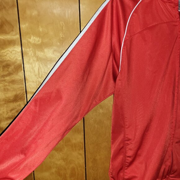 Washington Nationals Jacket YOUTH LARGE Zip Up Windbreaker RED Logo Patch MLB B4 - Picture 4 of 6